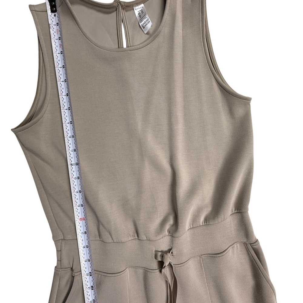 Spanx tan airessentials Size M wide leg Jumpsuit - Picture 11 of 15